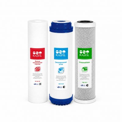 Комплект картриджей Raifil (sc10-10,udf-10b,cbc-10-10) (на ТО 6 месяцев) «SL10»